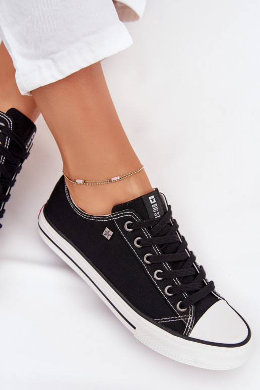 Trampki Damskie Niskie Big Star DD274A236 Czarne