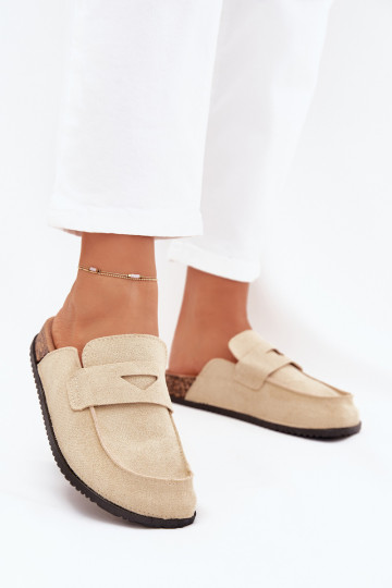 Women's Clogs On Cork Platform Beige Nivalia 2