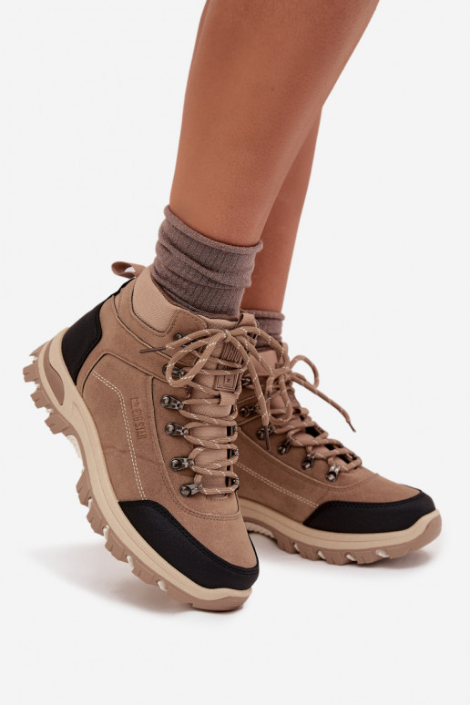 Womens Hiking Shoes Big Star SS274095 Beige Womens Hiking Shoes Big Star SS274095 Beige
