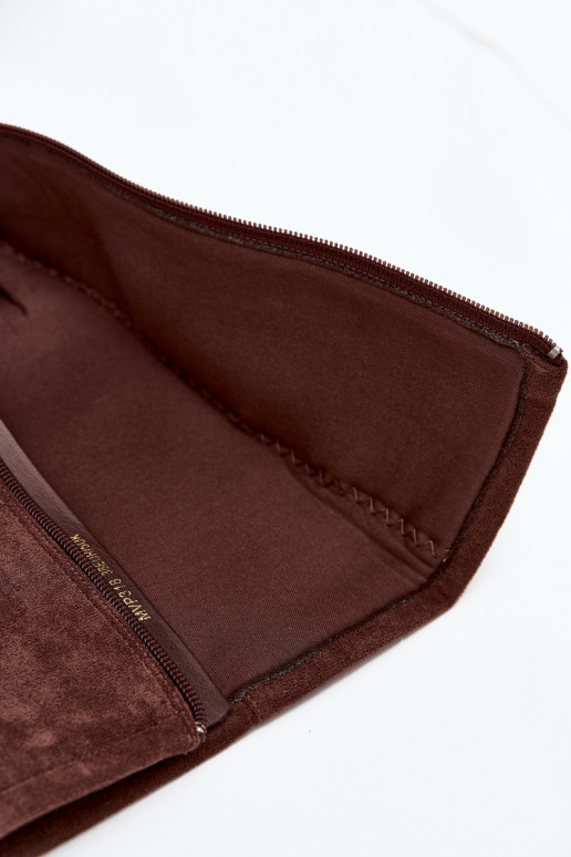 Suede Boots With Flat Heel Brown Eelin Suede Boots With Flat Heel Brown Eelin