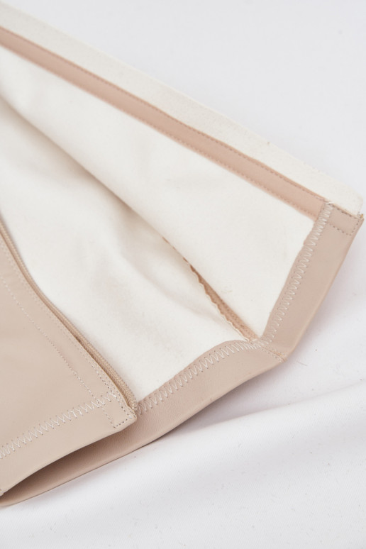 Kozaki Damskie Na Słupku I Platformie Jasnobeżowe Yavira