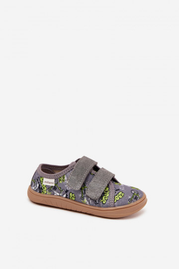 Barefoot Slippers Boys With Graphics Milami Gray Saphira