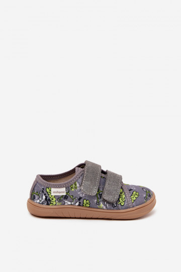 Barefoot Slippers Boys With Graphics Milami Gray Saphira 2