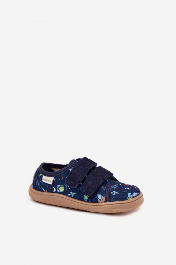 Barefoot Slippers Boys Cosmos Milami Dark Blue Saphira