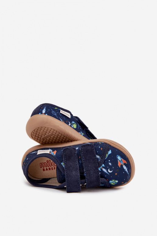 Barefoot Slippers Boys Cosmos Milami Dark Blue Saphira