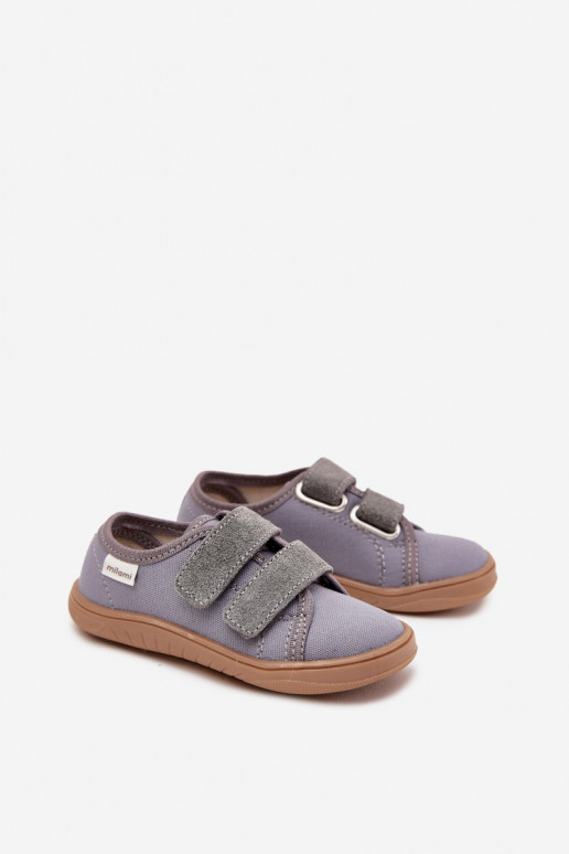 Barefoot Slippers Boys Smooth Milami Gray Saphira Barefoot Slippers Boys Smooth Milami Gray Saphira