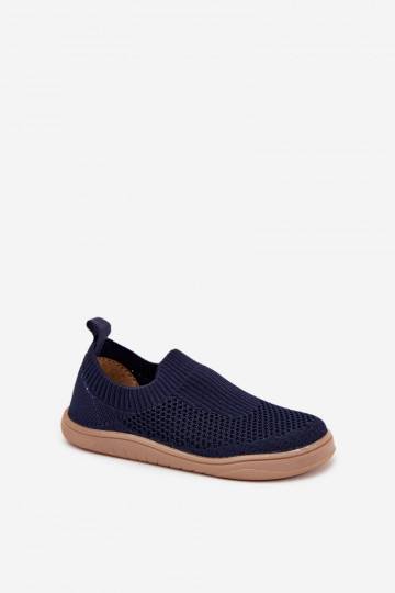Wsuwane Kapcie Barefoot Dziecięce Milami Granatowe Mariselle