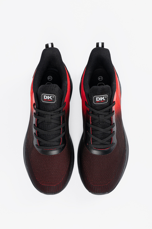 Black and Red light sneakers mens