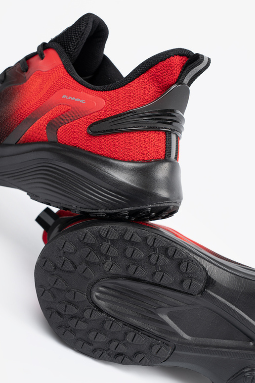 Black and Red light sneakers mens