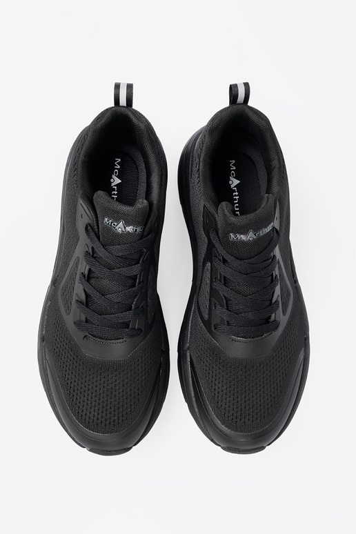black sports shoes mens Inith mesh McArthur