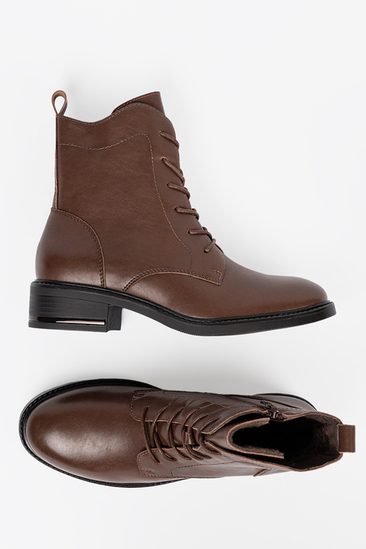 BroInn color laced boots z niskim obcasem Sergio Leone