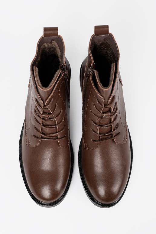 BroInn color laced boots z niskim obcasem Sergio Leone