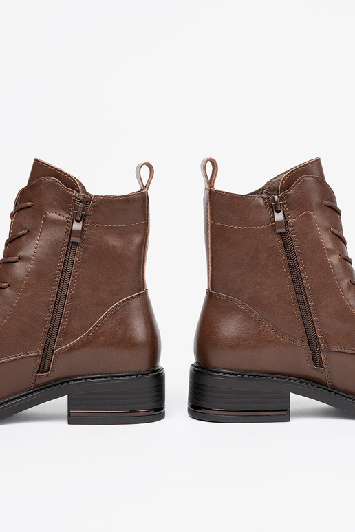 BroInn color laced boots z niskim obcasem Sergio Leone