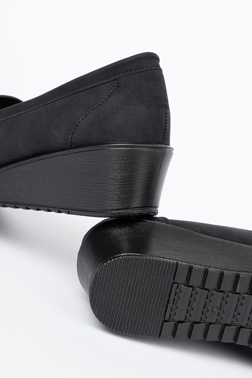 black shoes on a Inedge Inith decoration