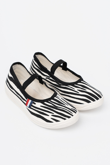Black andInhite color light shoes slip-on z motyInem zebry