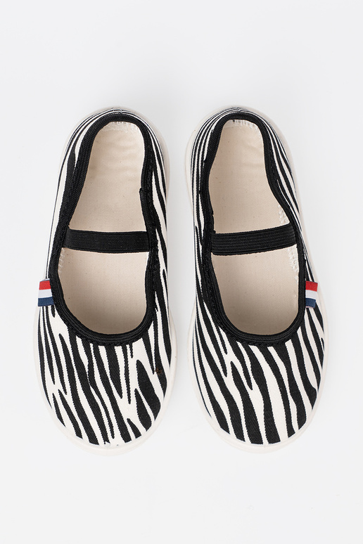 Black andInhite color light shoes slip-on z motyInem zebry