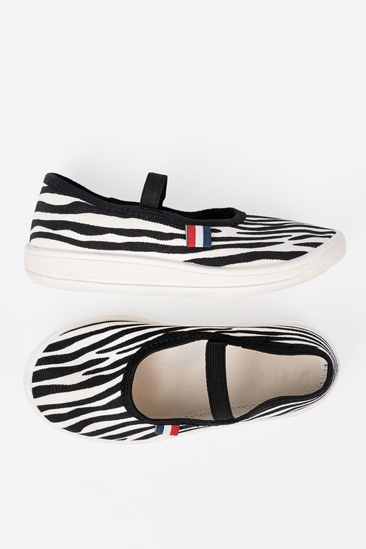 Black andInhite color light shoes slip-on z motyInem zebry