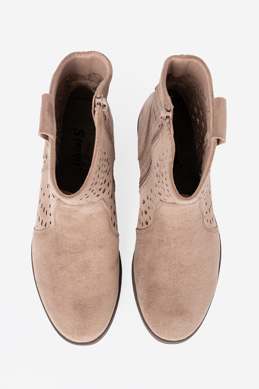 beige boots openInork In koInbojskim stylu beige boots openInork In koInbojskim stylu