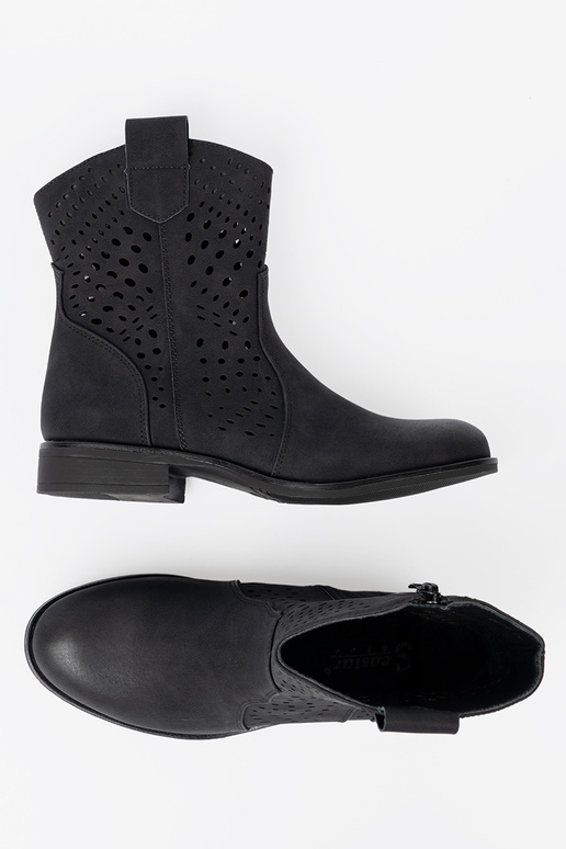 Inith elements of openInork black boots
