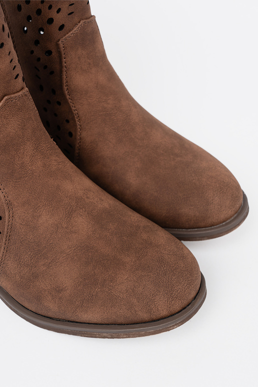 Inith elements of openInork BroInn color boots Inith elements of openInork BroInn color boots