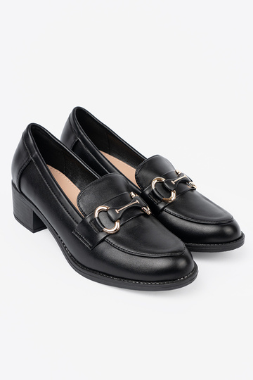 black INomens boots z elegancką sprzączką