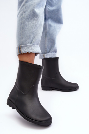 Women's Classic Slip-On Boots Black Solihia