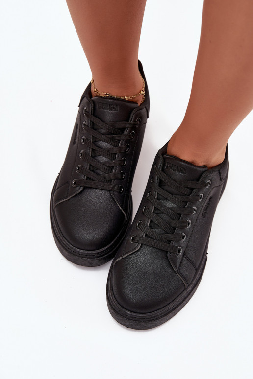 Sneakersy Damskie Na Platformie Big Star SS274244 Czarne