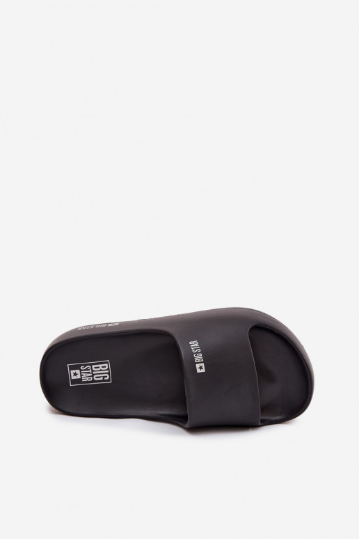 Women's Foam Slippers on Massive Platform Big Star SS274721 Black