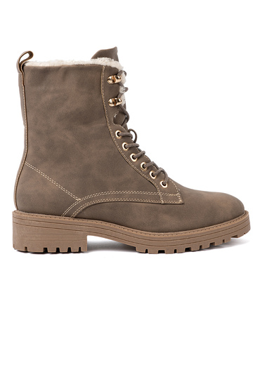 Stylish INomens boots darkbeige z grubą podeszIną 2
