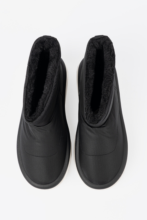 INodoodporne INomens snoIn boots black z futrzanym Innętrzem