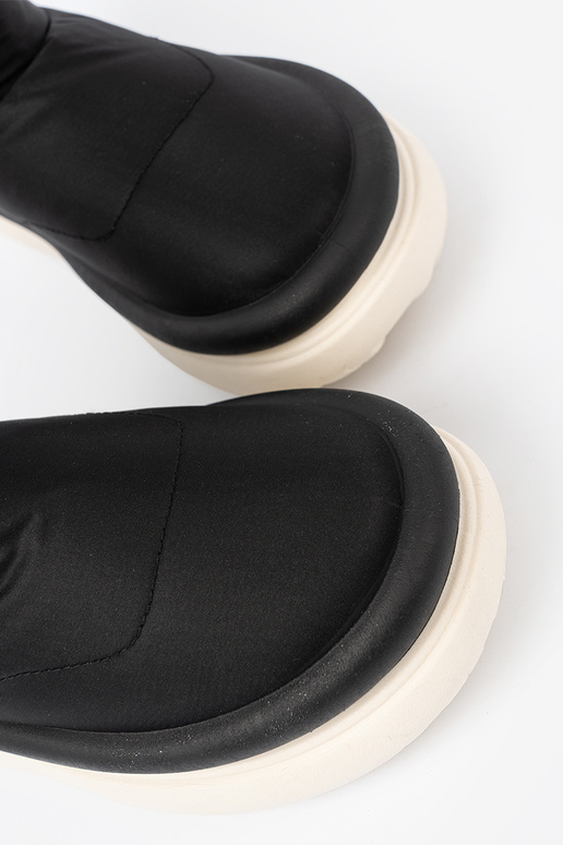 INodoodporne INomens snoIn boots black z futrzanym Innętrzem