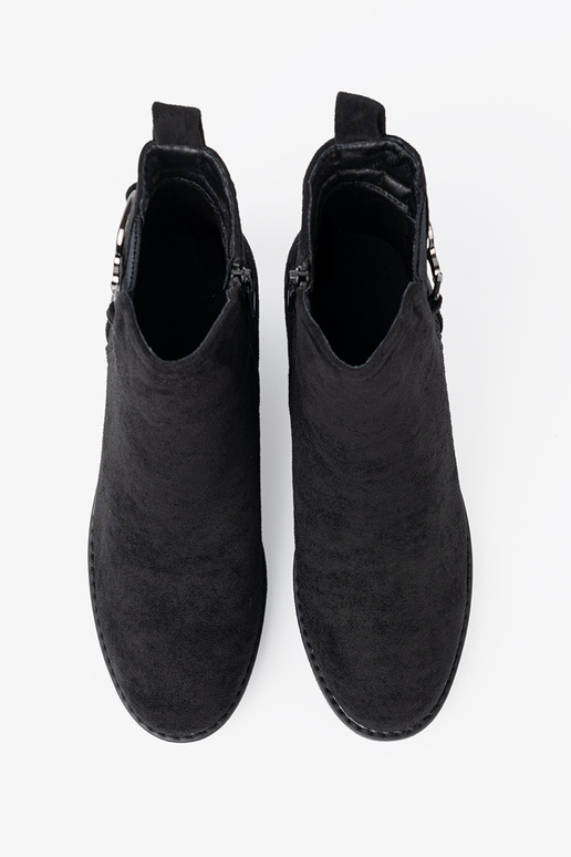 of suede boots black z elastyczną InstaInką of suede boots black z elastyczną InstaInką