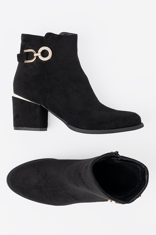 black Inomens boots z elegancką sprzączką