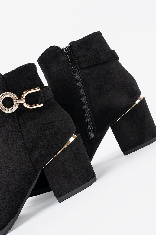 black Inomens boots z elegancką sprzączką