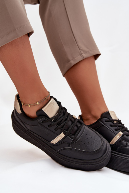 Womens Platform Sneakers Big Star SS274360 Black