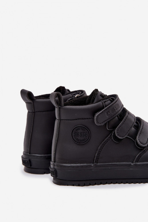 Insulated Sneakers for Children with Velcro Big Star SS374070 Black