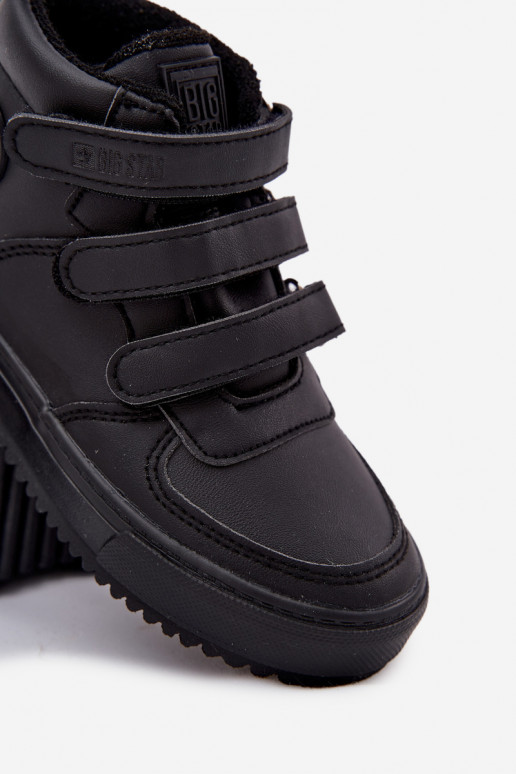 Insulated Sneakers for Children with Velcro Big Star SS374070 Black