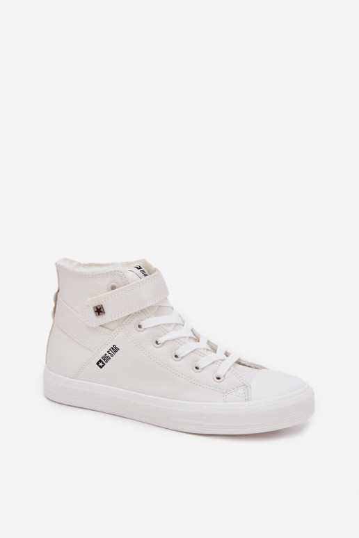 BIG STAR Leather Insulated Sneakers V274541FW White