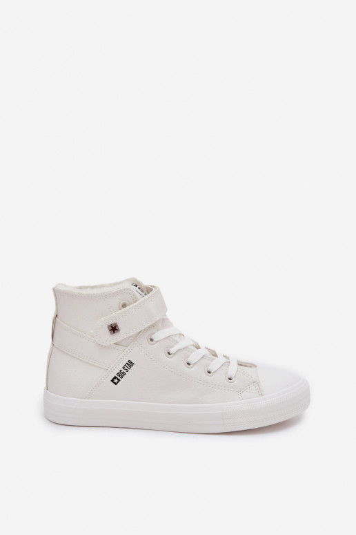 BIG STAR Leather Insulated Sneakers V274541FW White