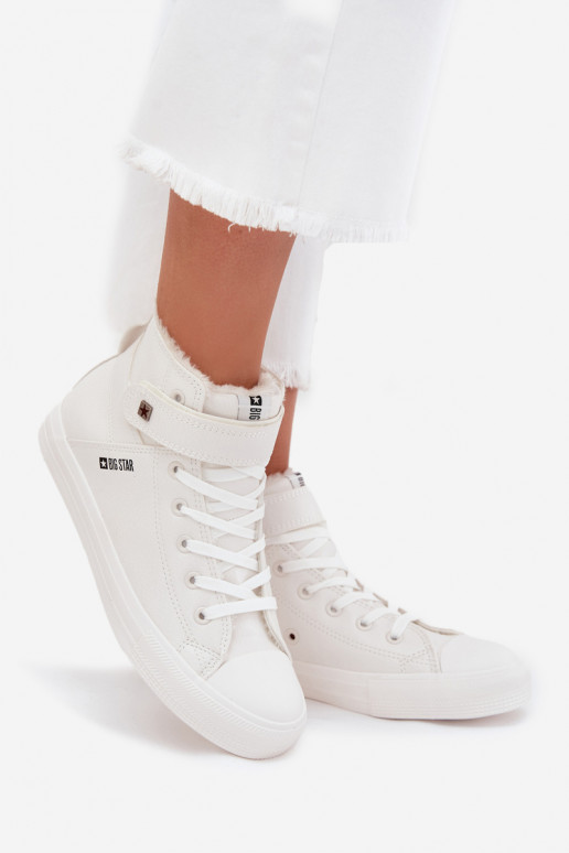 BIG STAR Leather Insulated Sneakers V274541FW White