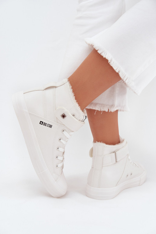 BIG STAR Leather Insulated Sneakers V274541FW White