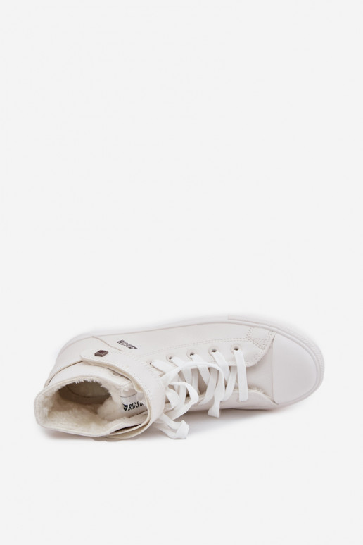 BIG STAR Leather Insulated Sneakers V274541FW White