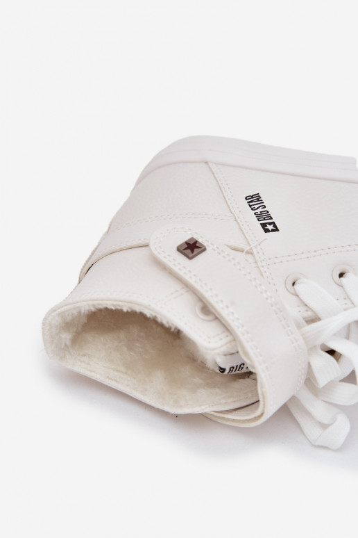 BIG STAR Leather Insulated Sneakers V274541FW White