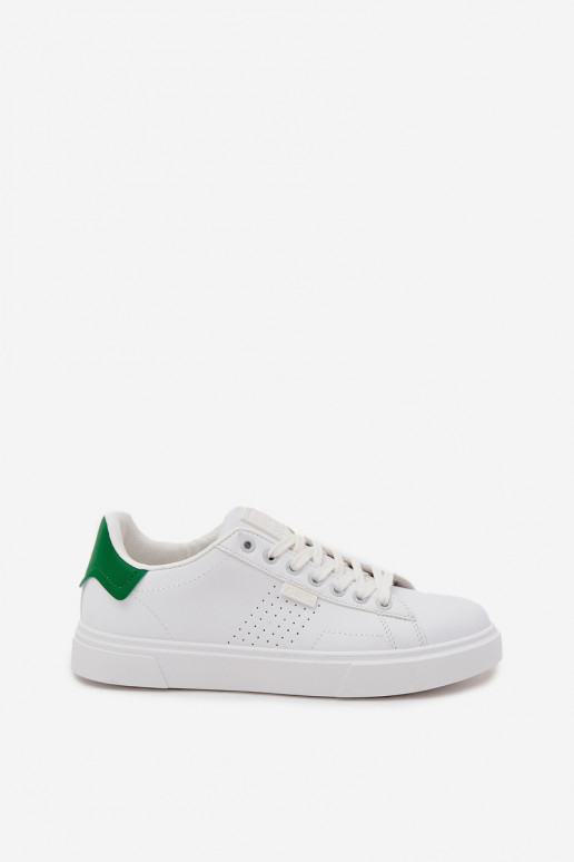 Men's Sneakers Made Of Eco Leather Big Star OO174116 White-Green