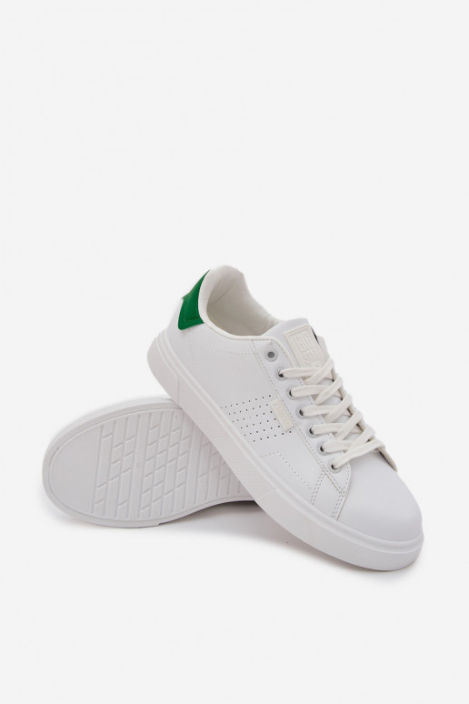 Men's Sneakers Made Of Eco Leather Big Star OO174116 White-Green