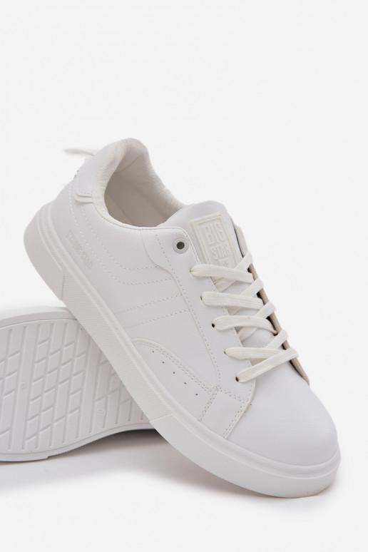 Men's Sneakers Made Of Eco Leather Big Star OO174118 White