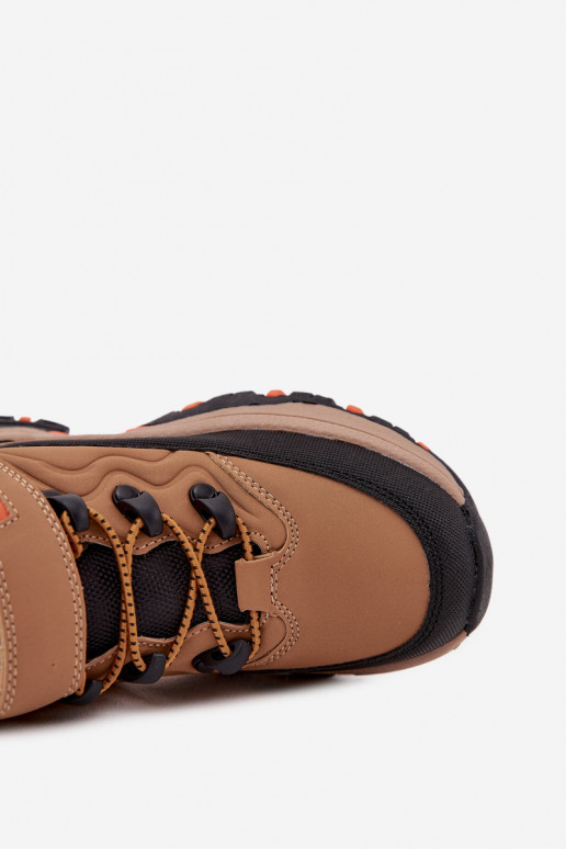 Children's snow boots with velcro Big Star SS374012 Brown