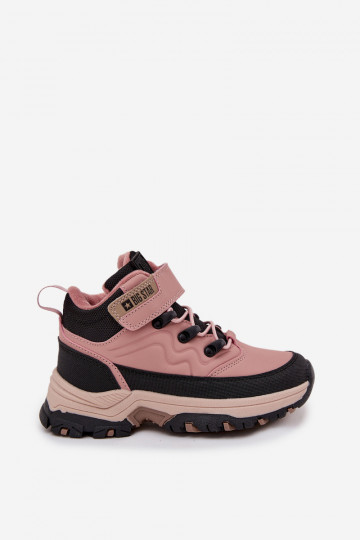 Children's snow boots with Velcro Big Star SS374011 Pink 2