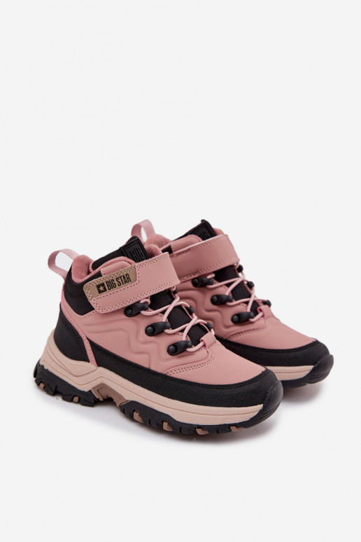 Children's snow boots with Velcro Big Star SS374011 Pink Children's snow boots with Velcro Big Star SS374011 Pink