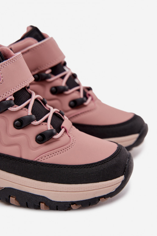 Children's snow boots with Velcro Big Star SS374011 Pink Children's snow boots with Velcro Big Star SS374011 Pink